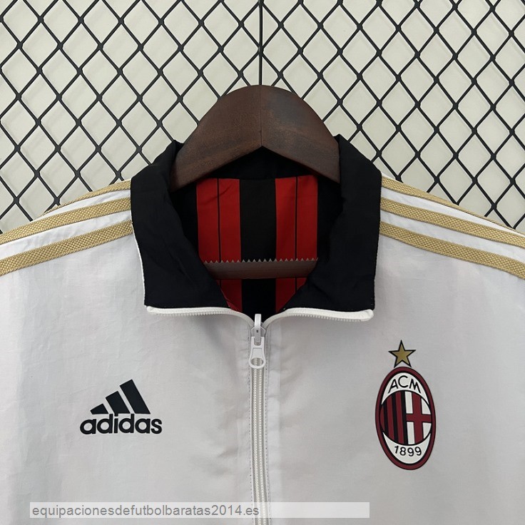 Nuevo Rompevientos AC Milan 24/25 Blanco Rojo Baratas